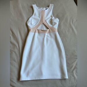 Nookie White and Pink Bodycon Dress